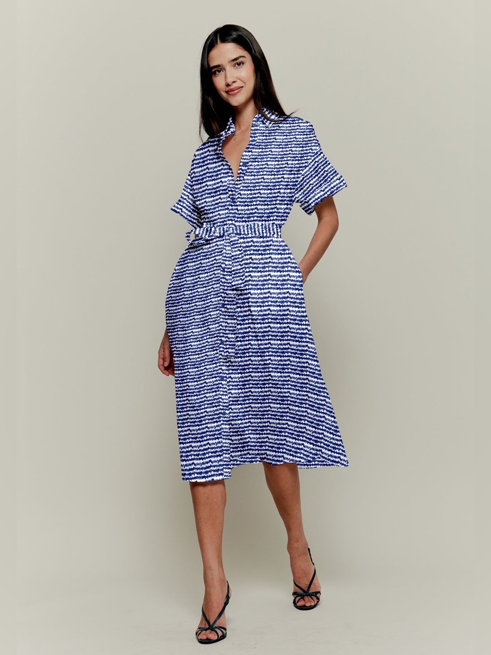 Tucker NYC l The Sarah Shirtdress | Cobalt Sound